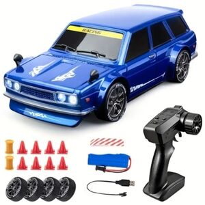 Drift RC 1/24 Datsun JDM 2 Speed Mode 2 Tires Set - Fast 20Km/h